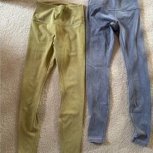 lululemon bundle of two leggings size 6